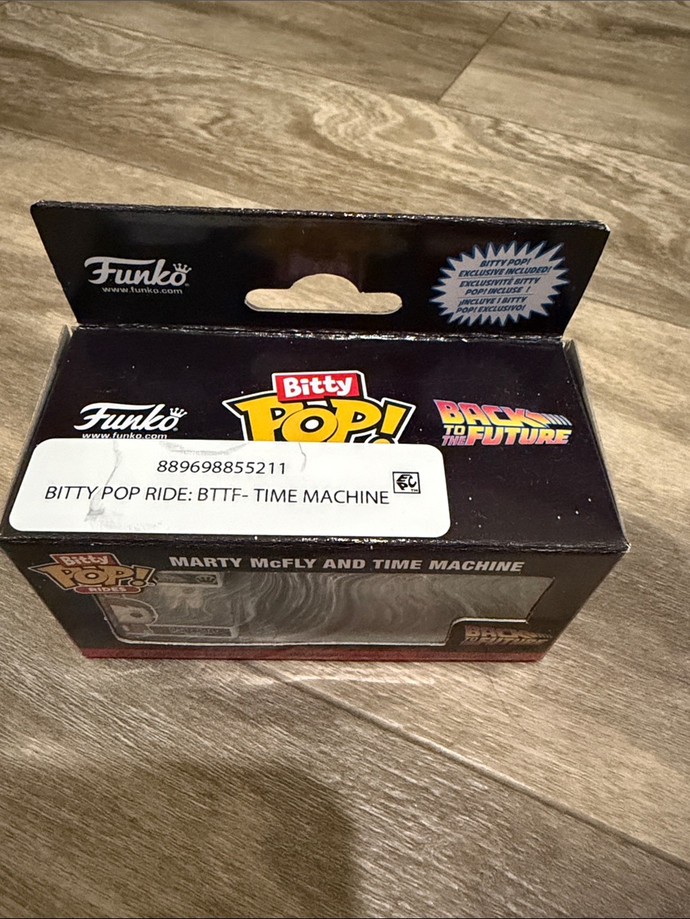 Funko Marty McFly & DeLorean Pop! Rides – Gray, Black, Red - Picture 2 of 4